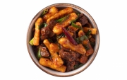 Beef with Crispy Eggplant