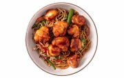 Noodle With Vegetables / Sweet & Sour Chicken