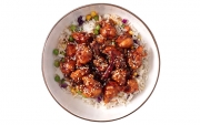  Vegetables Rice / General Tso Chicken 