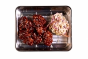  Korean Fried Chicken with Spicy Sauce 