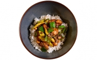 Plain Rice/Manchurian Chicken