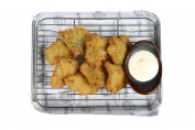 Korean fried oyster mushroom