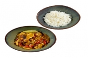  Satay Soslu Tavuk/Sade Pilav 150gr 